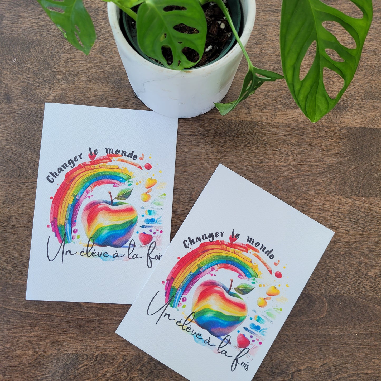 CARTE pomme NON personnalisée