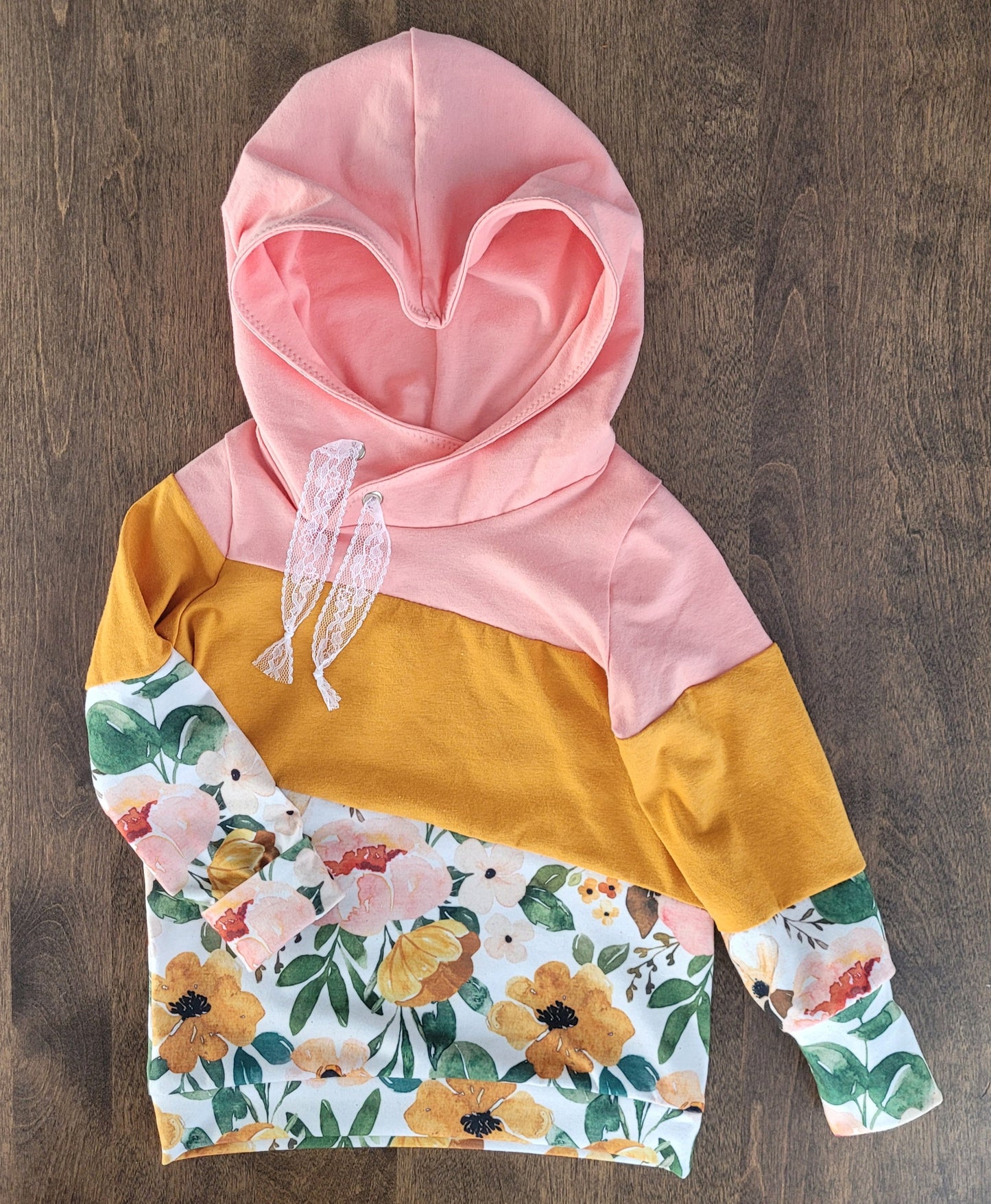 Hoodie fleurs