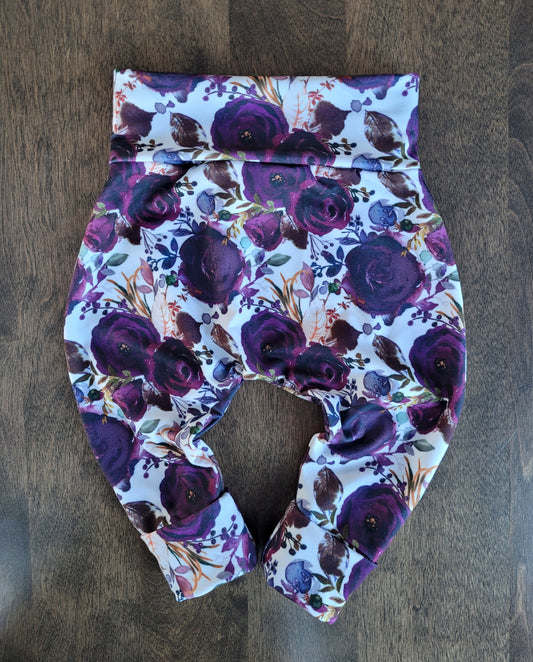 Pantalon fleuris 0/12 mois