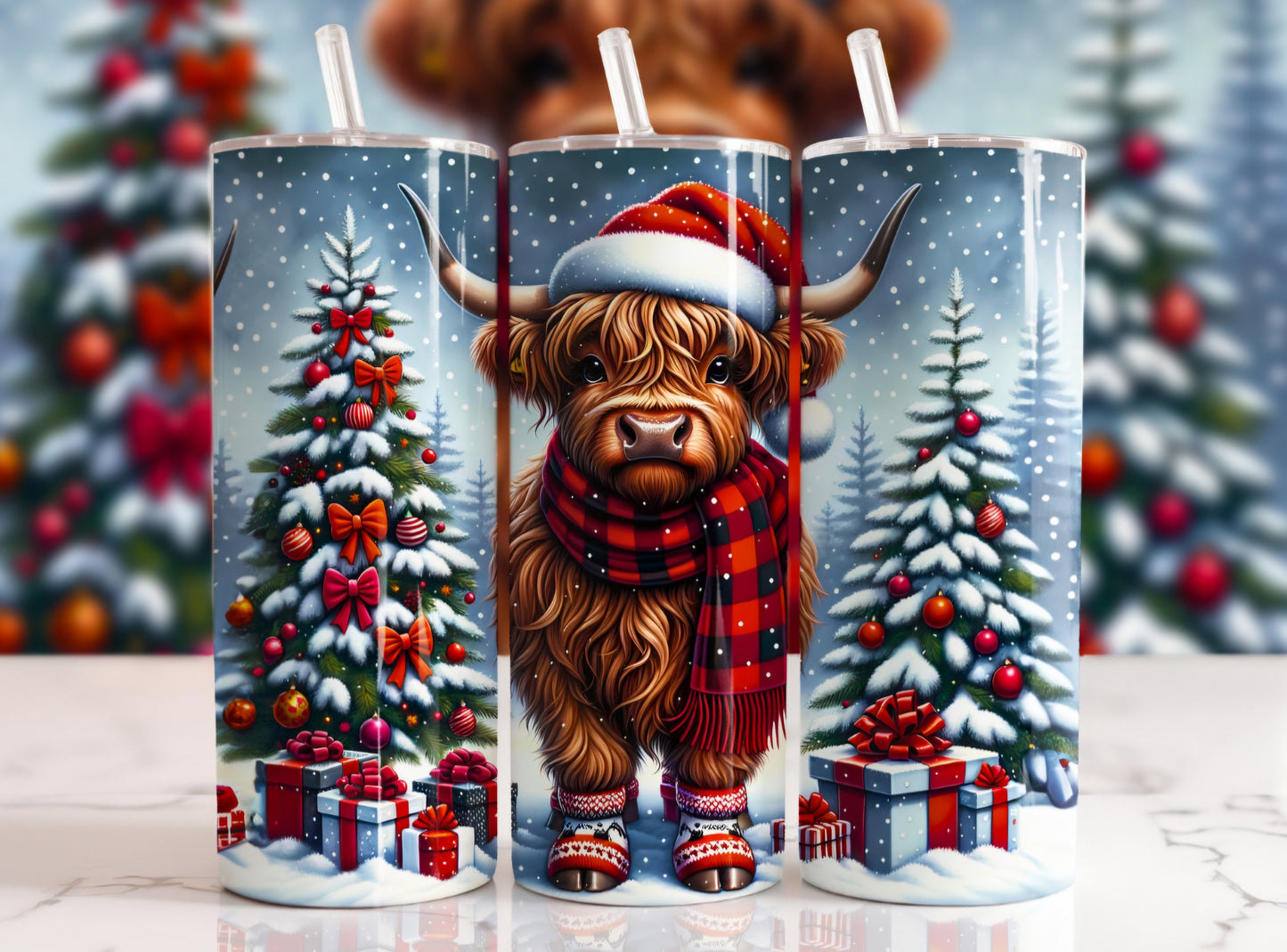 Tasses  vache Rouge debout