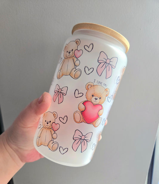 Verre oursons et coeur