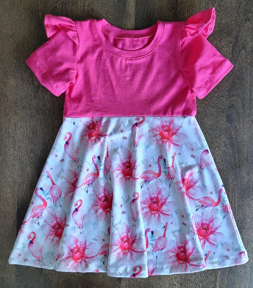 Robe flamants roses