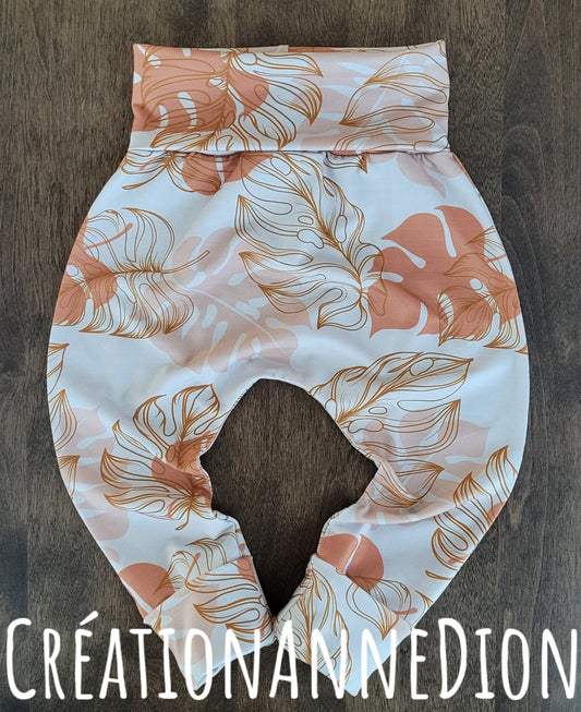 Pantalon feuille boho 0/12 mois